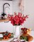 10PCS Red Gladiolus Artificial Flowers Red Flowers Fake Flowers Gladiolus Flowers Silk Flowers 30in Long Stem Flowers